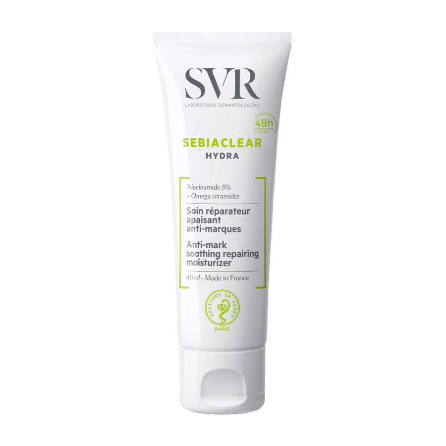 SVR Sebiaclear Hydra Soin Réparateur Apaisant Anti-Marques 40 ml SVR Sebiaclear Hydra Soin Réparateur Apaisant Anti-Marques 40 ml